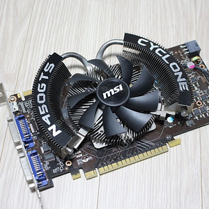 [최고회원등급] MSI 지포스 GTS450 N450GTS CYCLONE O.C D5 1GB + Mini-HDMI 반값택배비포함 1.5만원 일반택배시 3천원 추가