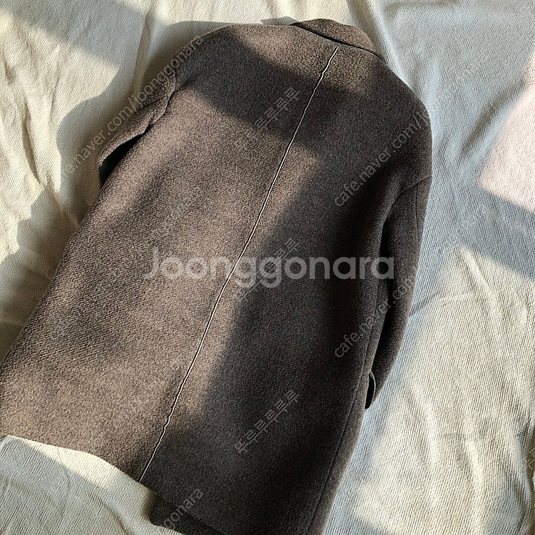 쥬크 zooc 이청아 코트 코코아색 55사이즈--3