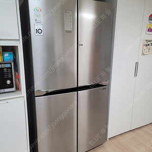 F918SS33 매직스페이스 v9100 메탈 LG 엘지 냉장고 4도어