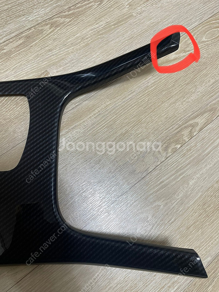 bmw f25 f26 x3 x4 실내 수전사 카본 커버--3