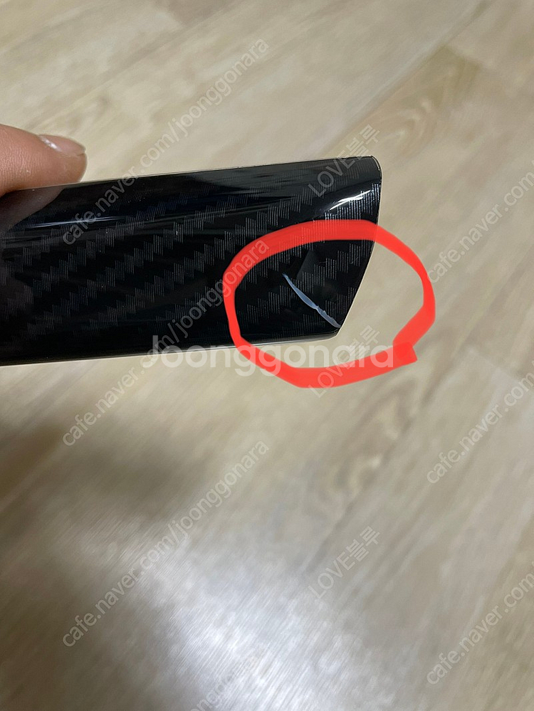 bmw f25 f26 x3 x4 실내 수전사 카본 커버--4