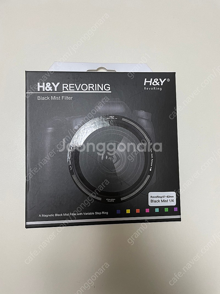 HNY 레보링 1/4 블랙미스트 67-82mm 가변필터--0