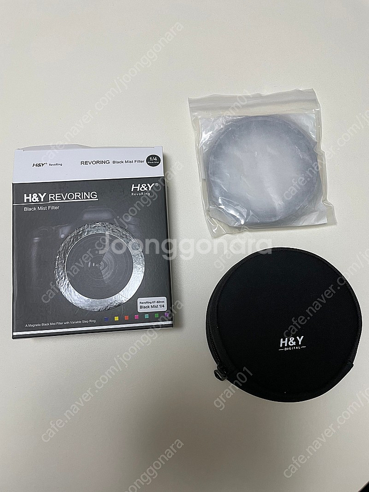HNY 레보링 1/4 블랙미스트 67-82mm 가변필터--1
