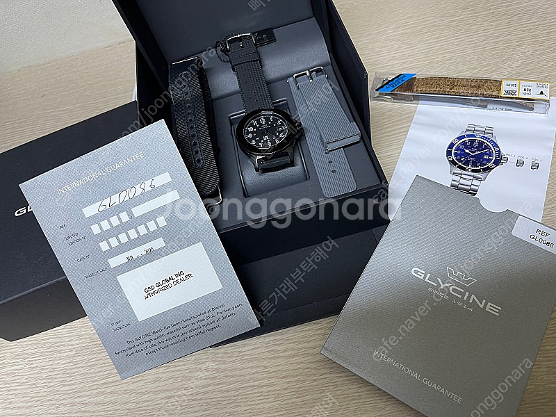 글라이신 컴뱃섭 스텔스 42mm 희귀모델.--1