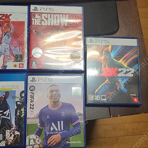 PS5 타이틀(더쇼22, NBA22, 피파22, wwe22, ufc4)