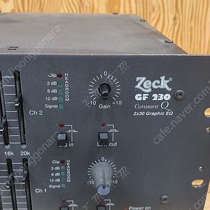 이퀼라이져 ZECK GF230 판매 (부품용)