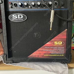 사운드드라이브 SD SG15 일렉 베이스기타 앰프