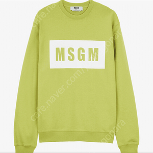 MSGM 로고 맨투맨 (새상품) 9만원