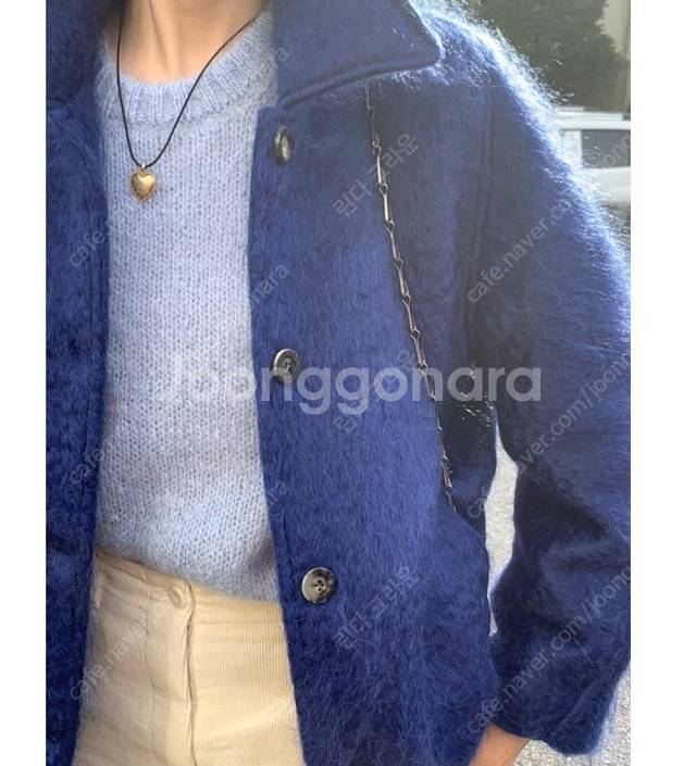모네마켓 mone 아벨 로랑가리그 자켓 네이비블루--1