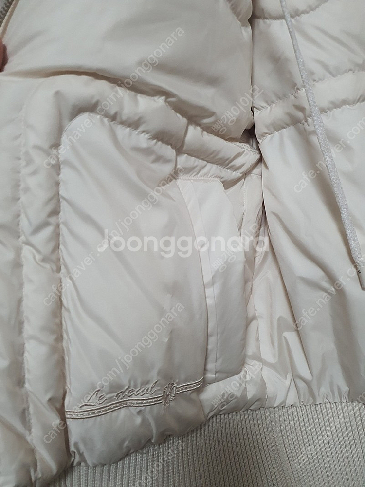 듀엘 양털 패딩 점퍼--3