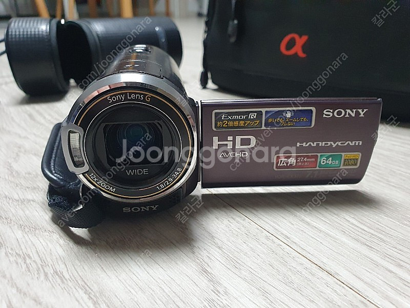 소니캠코더 hdr-cx370 캠코더 내장메모리 64Gb--0