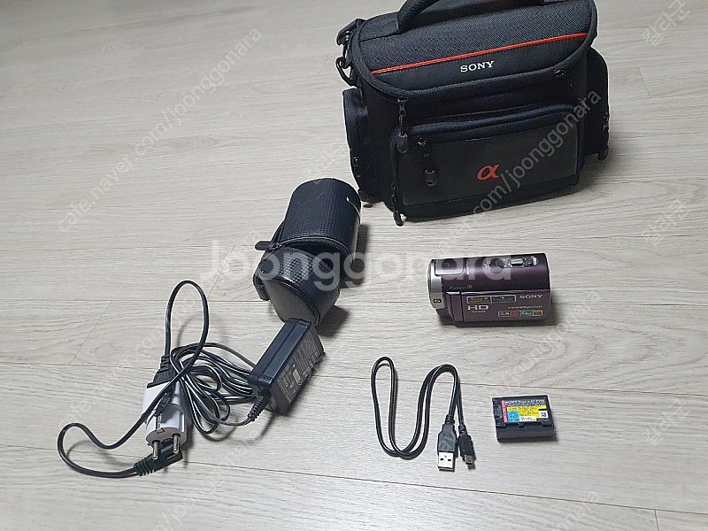 소니캠코더 hdr-cx370 캠코더 내장메모리 64Gb--4