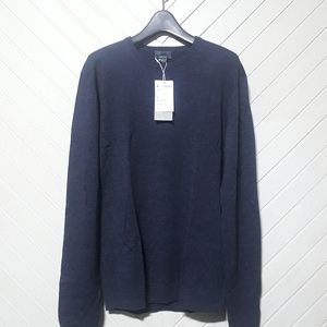 H&M merino wool sweater (navy) - 에이치엔엠 메리노울 지오메트릭 패턴 스웨터 (네이비) (122)