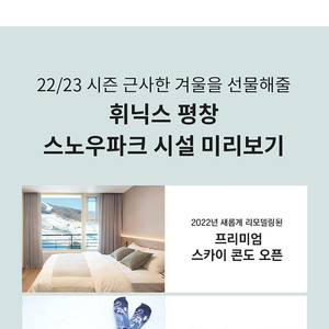 평창 휘닉스파크 시즌권(프라임 C)자녀포함 무료 시즌권임