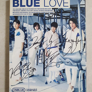 CNBLUE 2nd mini album <BLUE LOVE> 싸인CD 입니다~