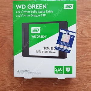 WD 그린 240기가 SSD 미개봉제품