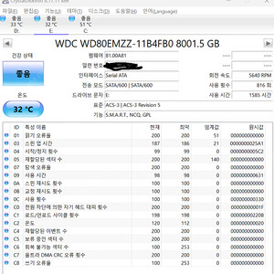 [수원] WD 8TB (WD80EMZZ)