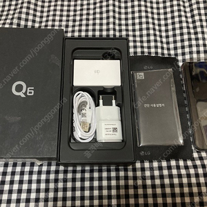 [택배전용] LG Q6 (X600) 풀박스 판매 합니다. (구성품 미사용)