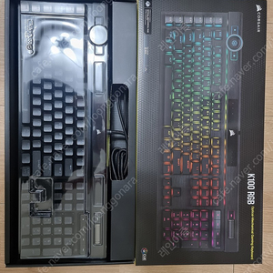 커세어 K100 RGB OPX 광축 키보드 팝니다. (검은색)