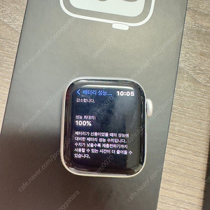 애플워치se 나이키에디션 40mm 셀룰러 싱버 배터리 100퍼 팝니다