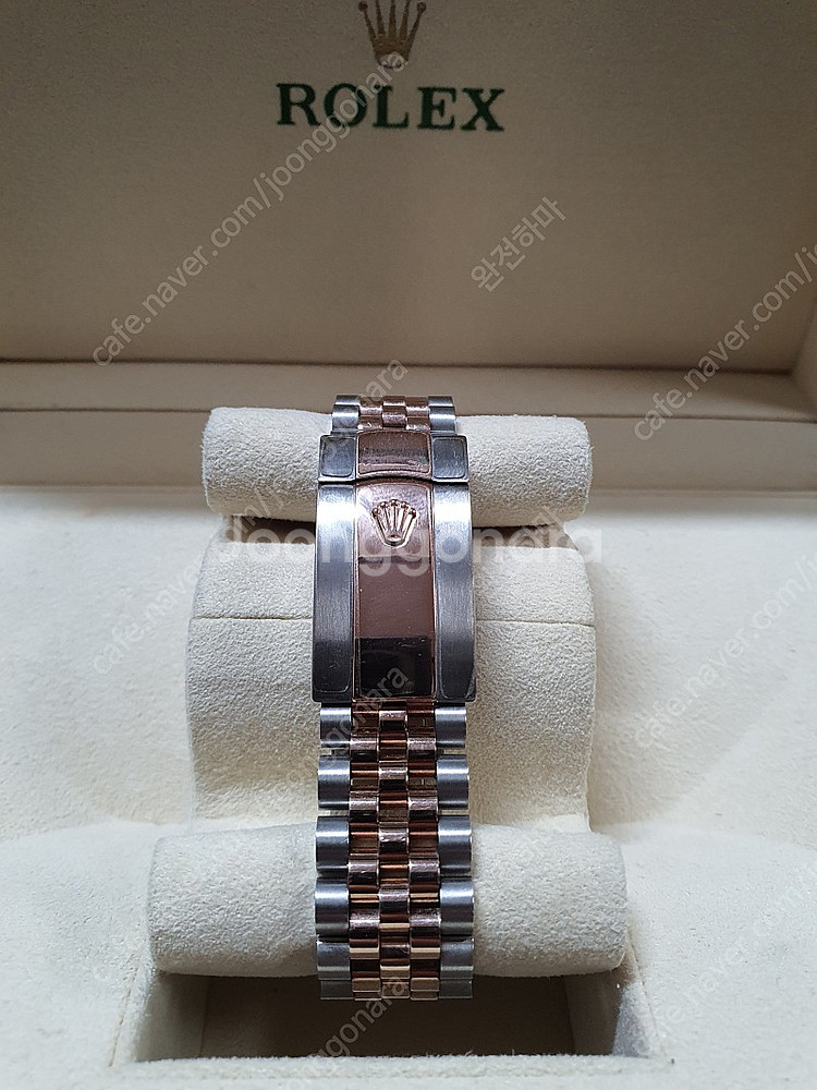 로렉스 데이저스트 로즈골드 콤비 윔블던 41mm--1
