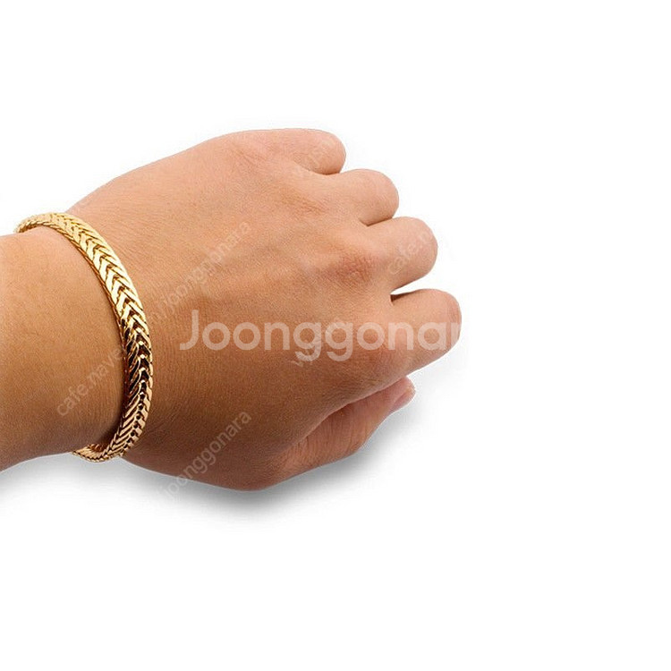 새 18K 21cm 팔찌 GOLD GP 골드 금 체인--2