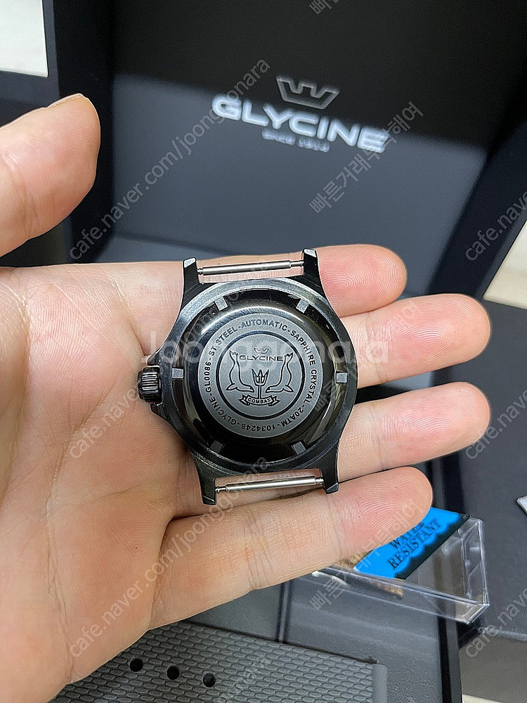 글라이신 컴뱃섭 스텔스 42mm 희귀모델.--2