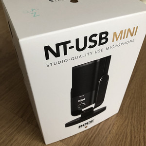 로데 NT-USB MINI 마이크 (RODE-NT)판매합니다. (단순개봉새제품)