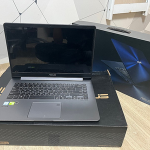 ASUS 젠북 UX530 그레이 팝니다(15.6 IPS / I5-7200U / 8G RAM / 256SSD / 940MX)