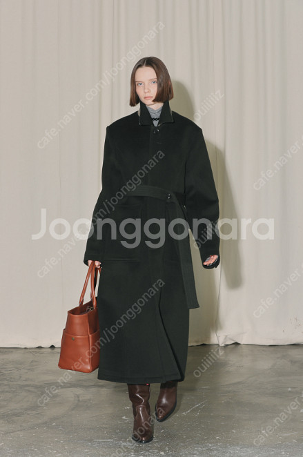 [에토스] 새상품 벨트롱코트 (카키색상)--2