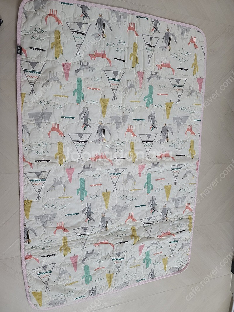 아기 침대 패드 신생아 낮잠이불 범퍼침대 패드 2종--1