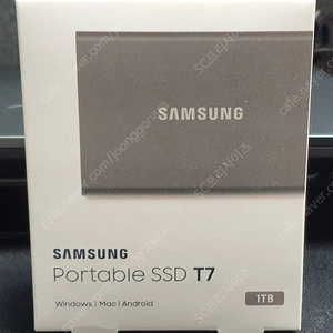 (미개봉 새상품) 삼성 외장 SSD T7 1TB 블랙