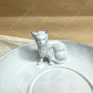 Astier de Villatte Cat Dish 아스티에 드 빌라트 20.5 고양이 플레이트 캣 디쉬