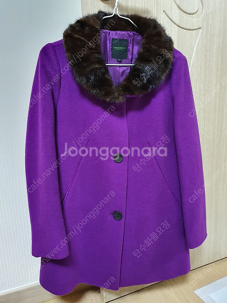 [새상품] 크로커다일 레이디 천연밍크털 코트--5
