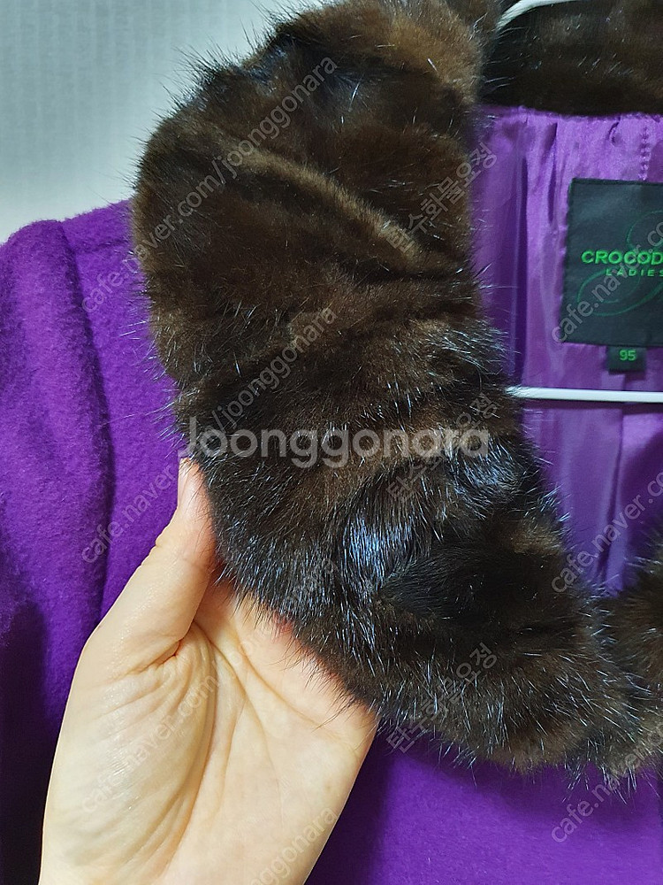[새상품] 크로커다일 레이디 천연밍크털 코트--6