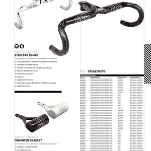 시마노 프로 핸들바 (시마노 PRO STEALTH EVO carbon handlebar & stem)