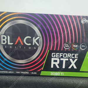 그래픽카드 이엠텍 RTX 3080 Ti Black Edition D6X 12GB 팝니다. (emTek/3080Ti/미개봉/새제품)