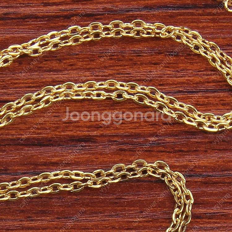 새 18K GF 66cm 26인치 둥근라운드 목걸이--1