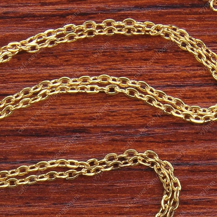 새 18K GF 66cm 26인치 둥근라운드 목걸이--1