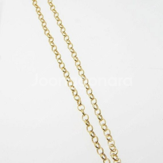 새 18K GF 66cm 26인치 둥근라운드 목걸이--3