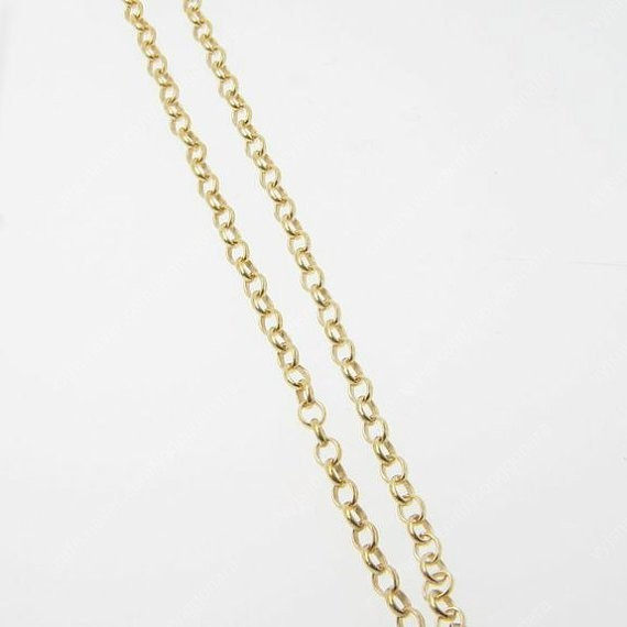 새 18K GF 66cm 26인치 둥근라운드 목걸이--3