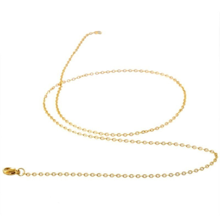 새 18K GF 66cm 26인치 둥근라운드 목걸이--4