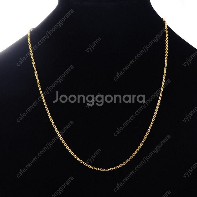 새 18K GF 66cm 26인치 둥근라운드 목걸이--6