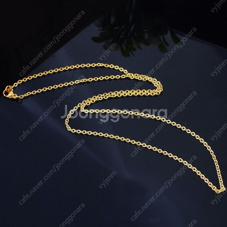 새 18K GF 66cm 26인치 둥근라운드 목걸이--7
