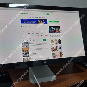 애플 썬더볼트 A1407 2014 27인치모니터 판매합니다