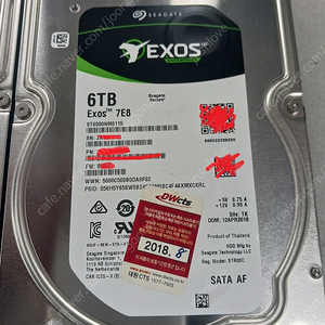 씨게이트 EXOS SATA 6TB (보증기간 5년)