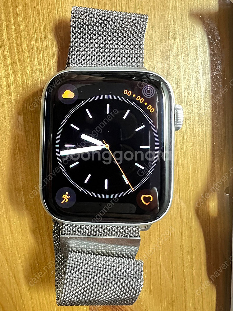 애플워치 se 44mm 실버--0