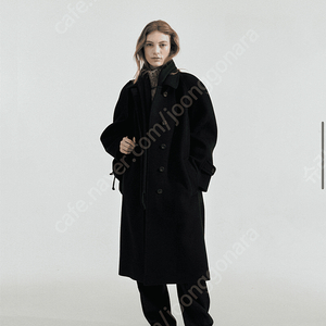 더바넷 코트 Roger Belted Balmacaan Coat