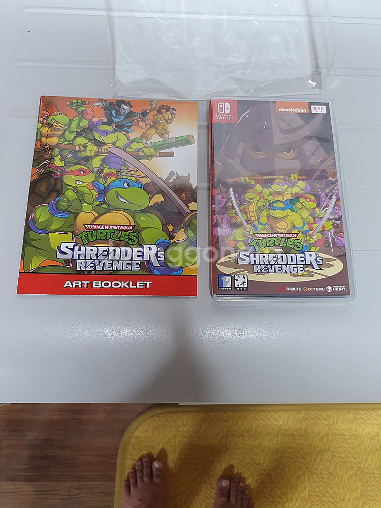 닌텐도 스위치 닌자거북이 슈레더의 복수 스텐다드 에디션 팝니다--0