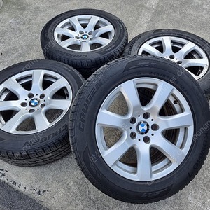 [판매] bmw7 f바디용 17인치 중고 휠타이어셋.245/55R17